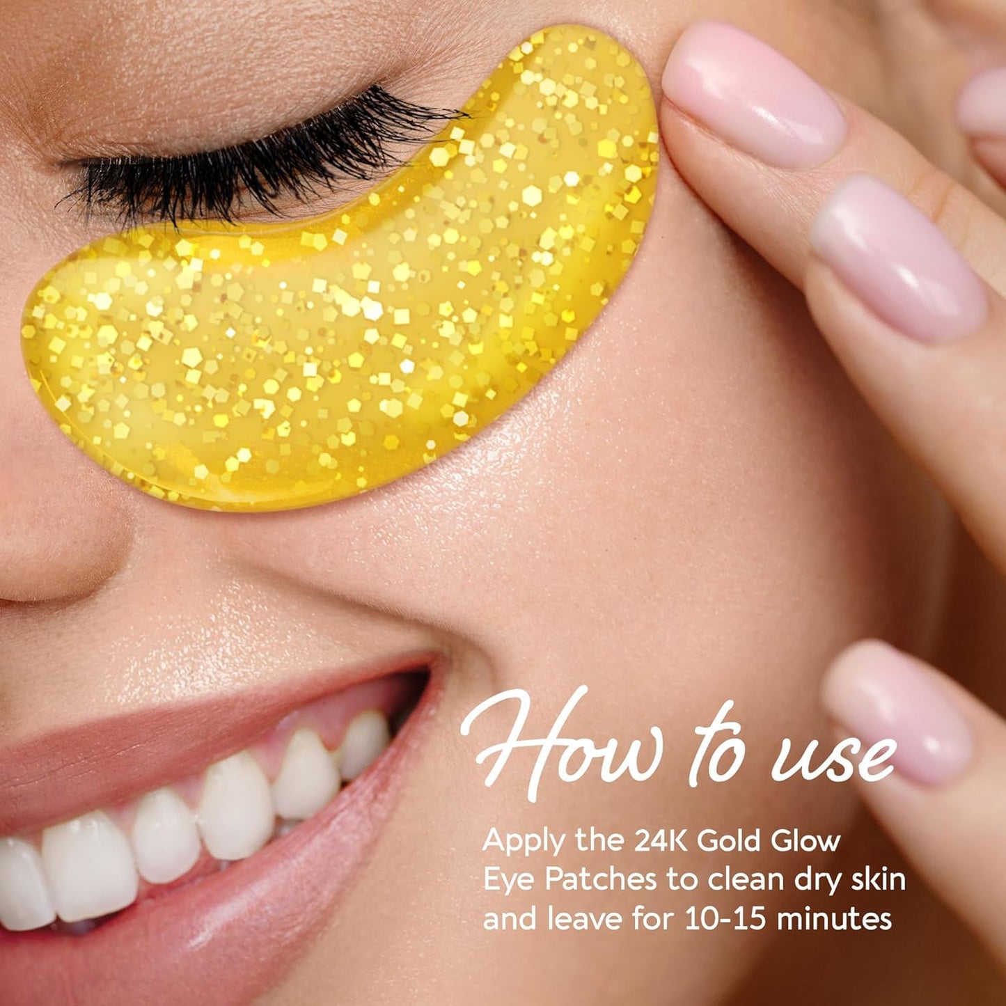 Gold Under Eye Patches for Women & Men