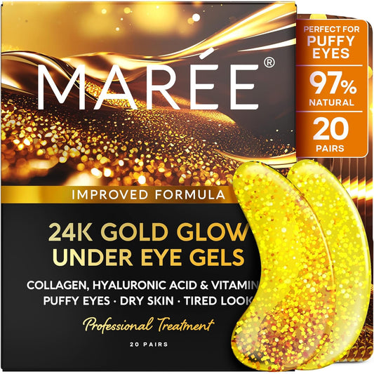 Gold Under Eye Patches for Women &amp; Men